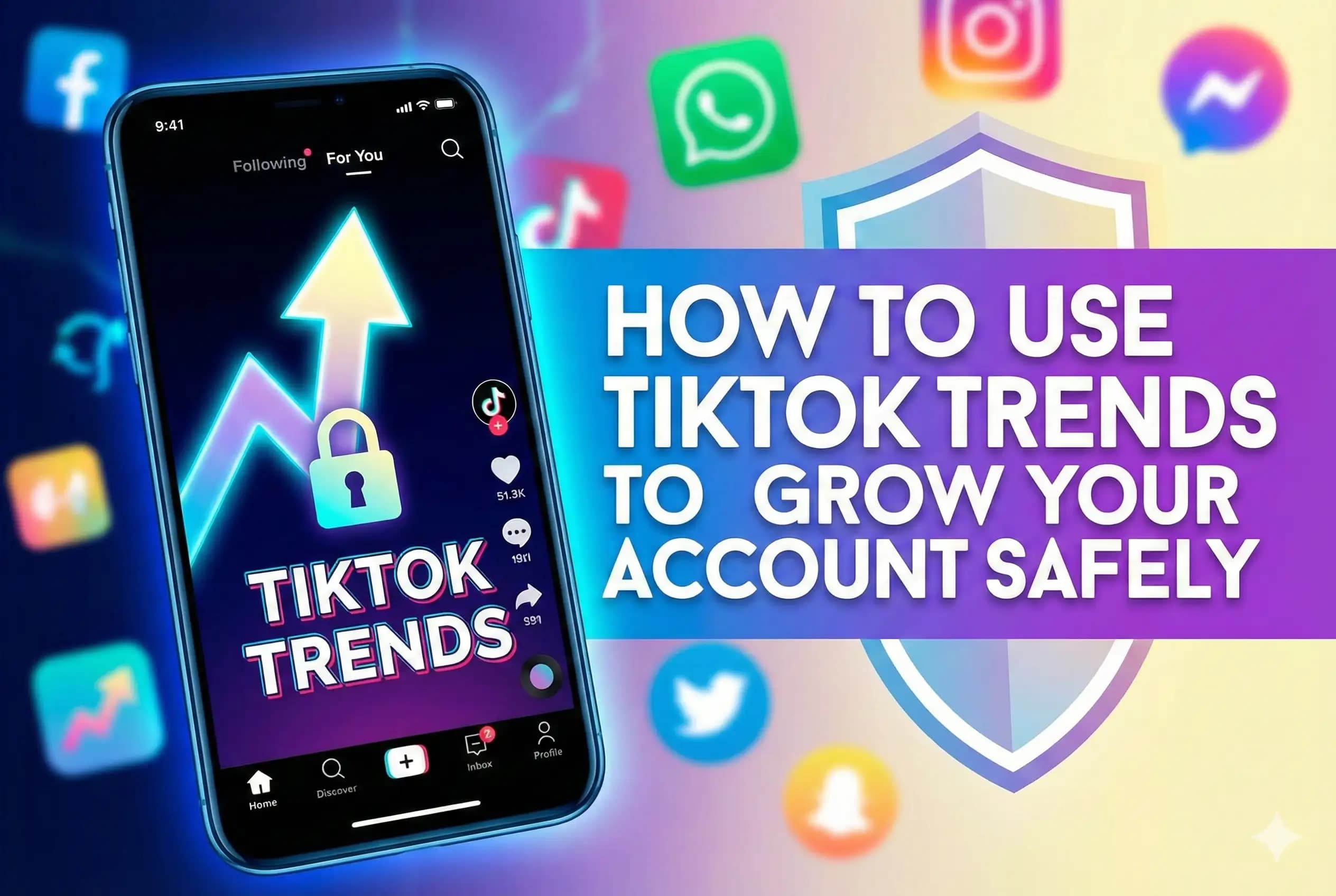 How to Use TikTok Trends to Grow Your Account Safely