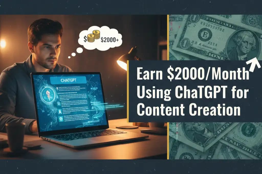 Earn $2000/Month Using ChatGPT for Content Creation
