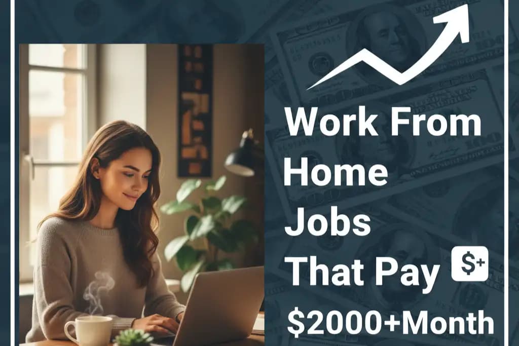 Work From Home Jobs That Pay $2000+/Month
